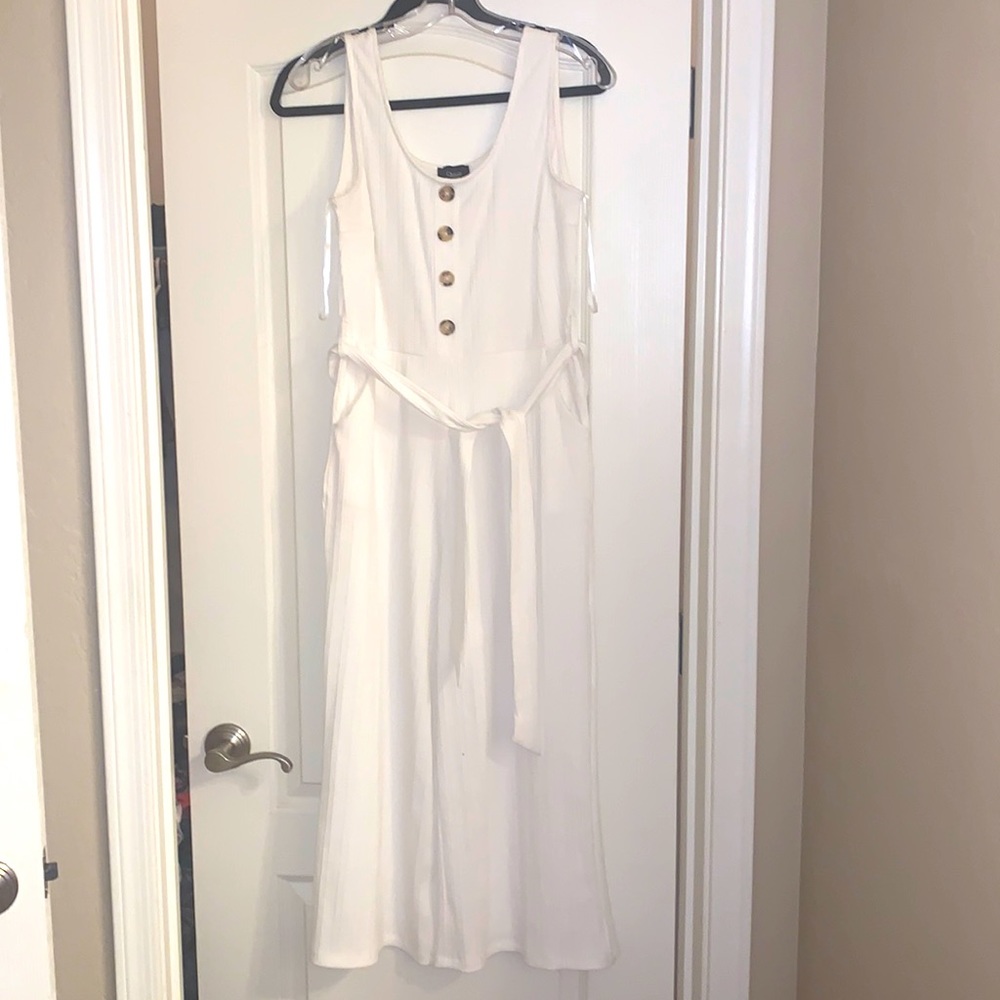 Brand new White romper size L